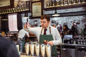 Man working in hospitality